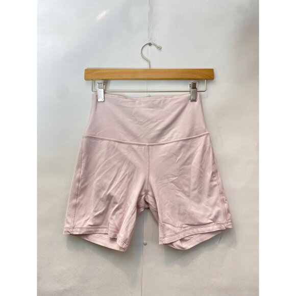 Lululemon Align High Rise Bike Short 6" Inseam Flush Pink Women's Size 6 - Picture 1 of 6